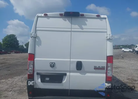 2021 Ram Promaster 3500 Cargo Van High Roof 159 Wb Ext из США, поврежденный, VIN 3C6MRVJG1ME572652